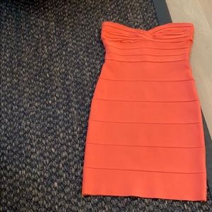 Herve leger strapless dress